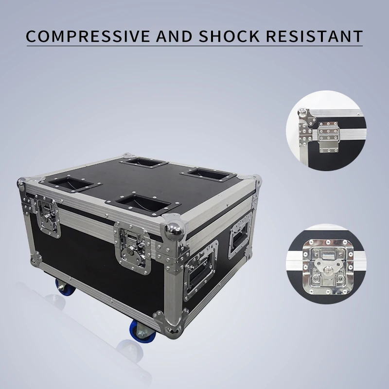 6 шт. светодиодный цветной сценический светильник RGBW алюминиевый с фонариком