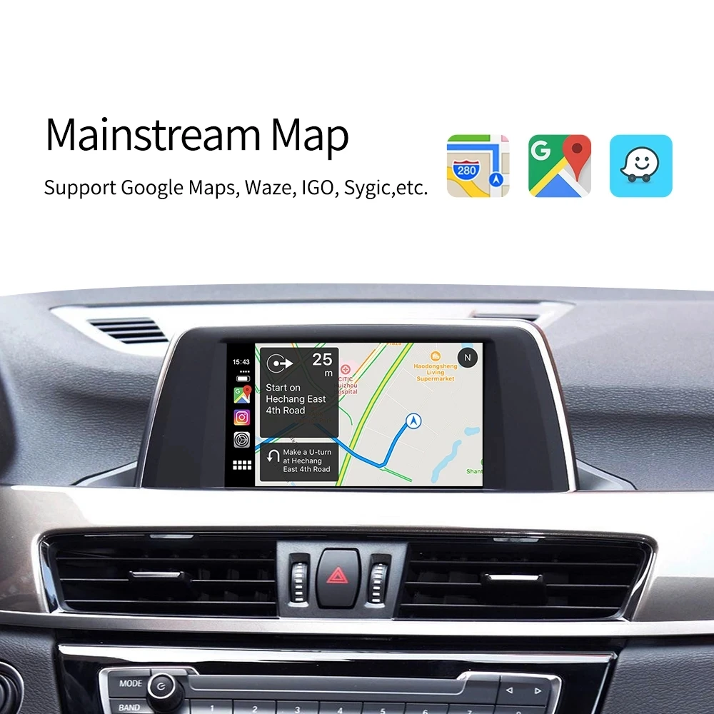 Carlinkit беспроводной Apple Carplay Android авто для BMW 2017 2019 1/2/3/4/5/7 серии X3 X4 X5 X6 MINI с системой