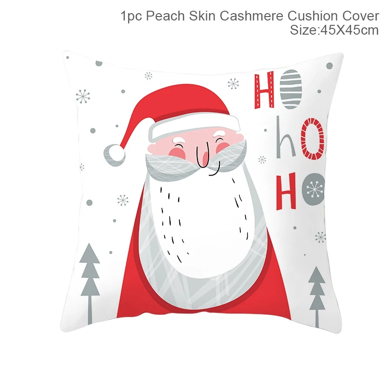 49-90 FENGRISE Merry Christmas украшение для дома Санта Клаус Подушка с оленем чехол Рождество Рождество Navidad счастливый год - Цвет: 49-90