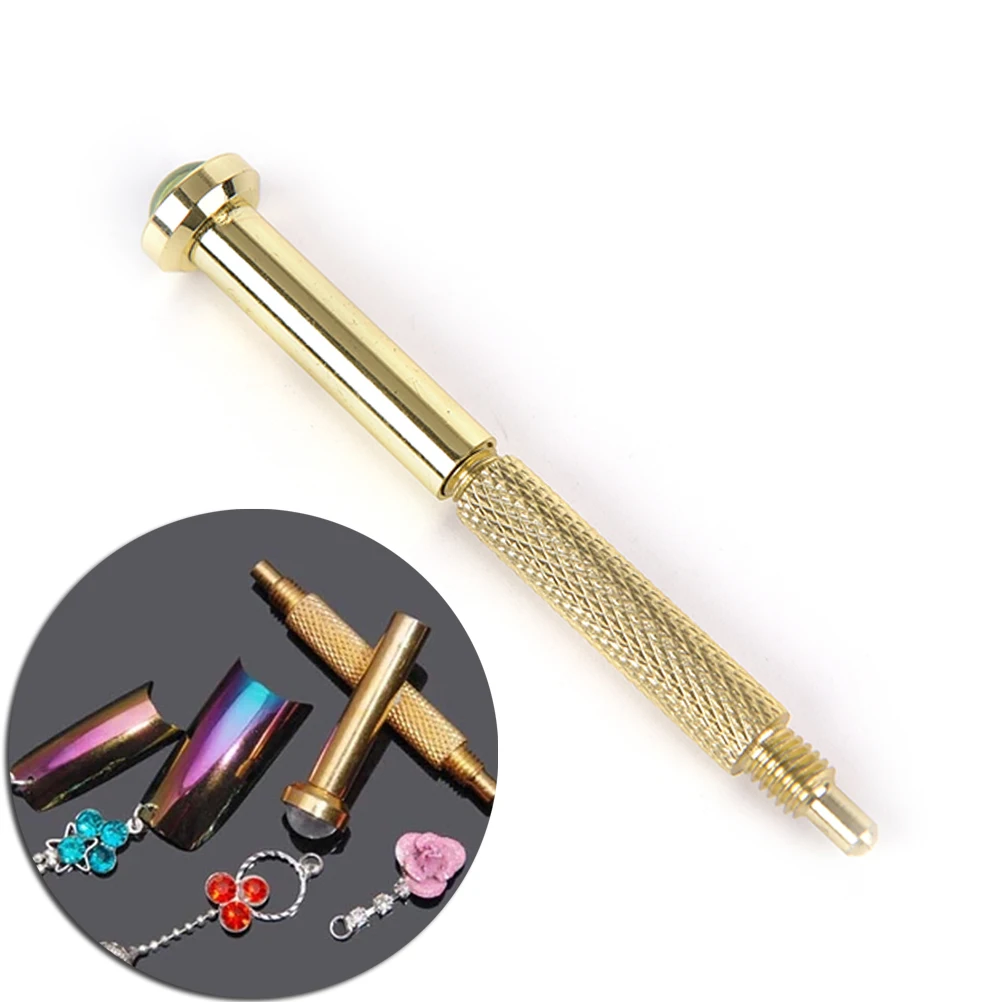 1 шт. нержавеющая сталь для дизайна ногтей ручная мотаться сверления отверстий