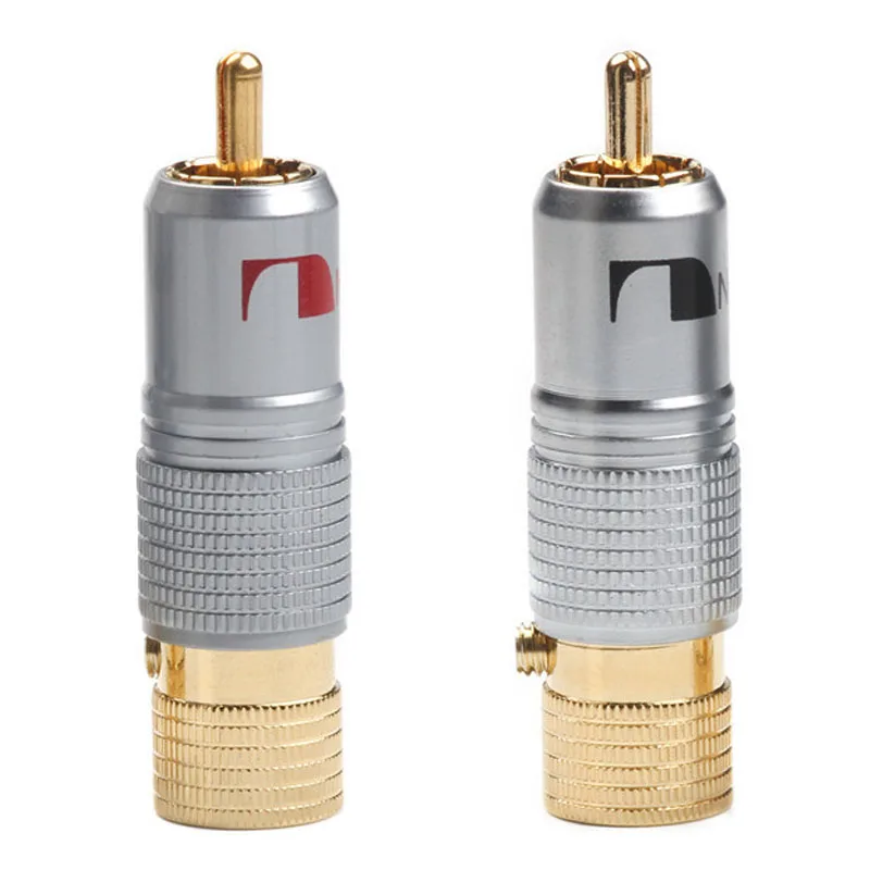 10 мм RCA разъем позолоченный медный Замок Без припоя Nakamichi коаксиальный гнездо