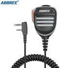 Abbree AR-780 PTT дистанционный Водонепроницаемый Динамик микрофон для двухстороннее радио Kenwood TYT Baofeng UV-5R UV-82 888S иди и болтай Walkie Talkie