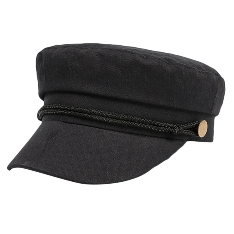

2021 Ladies Hats Women Summer Hat Octagonal Flat Cap Spring And Autumn Cotton Female Navy Hats For Women Cap Hat Woman