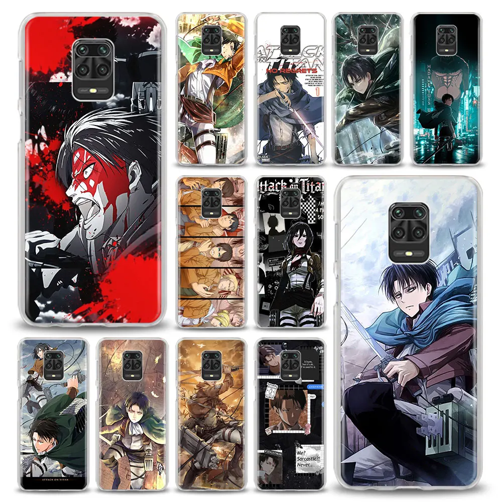 

Anime Attack On Titan Phone Case For Xiaomi Redmi Note 9S 10 Pro Max 9T 8 8T 9 Pro 8A 7 7A 9A 9C Hard PC Back Cover Shell Coque
