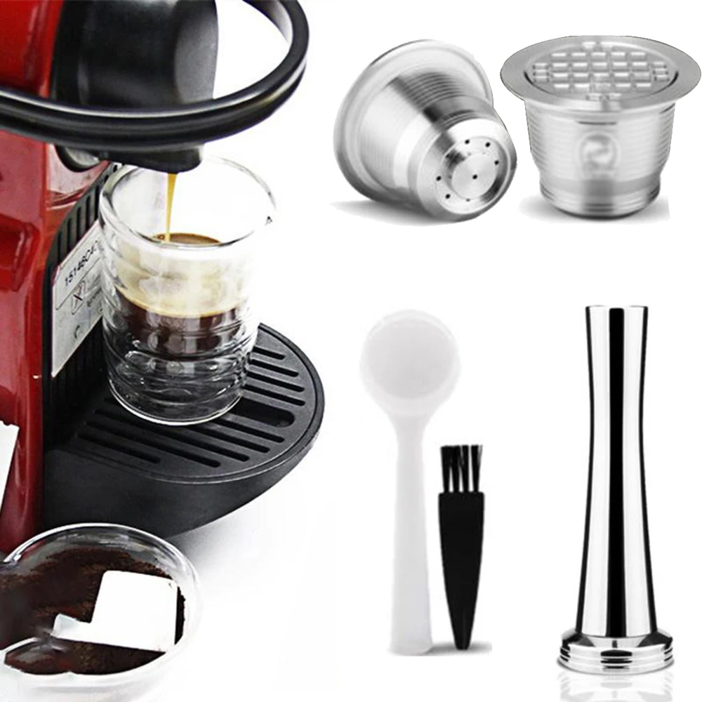 

High Quality Refillable Coffee Filter Pods Capsule Cup For Espresso Makers Parts Accessories