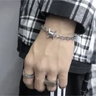 Панк шипами и заклепками браслет Безопасность с защитой от проколов личность Рок браслет для Для мужчин и мальчиков