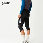 Велосипедная спортивная одежда Xama, мужские черные Профессиональные зимние 34 комбинезоны, велосипедные теплые флисовые брюки 20D Gel Pad, высокое качество Ciclismo