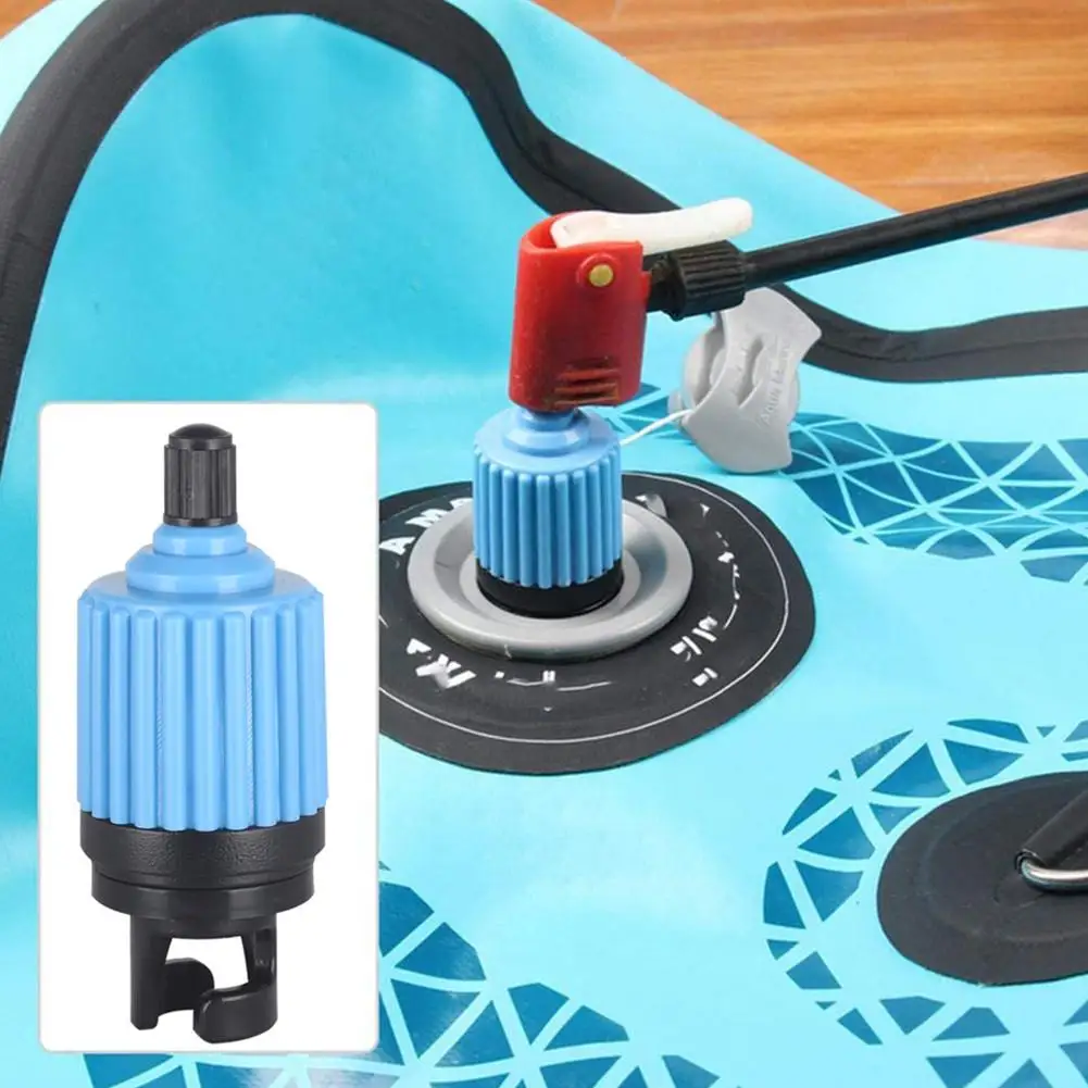 Медный сплав клапан Адаптер для каякинга синий надувной лодки воздушный насос
