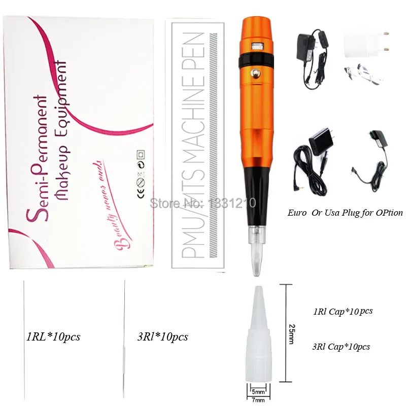 Машинка для подводки глаз бровей и губ универсальные иголки | Красота здоровье