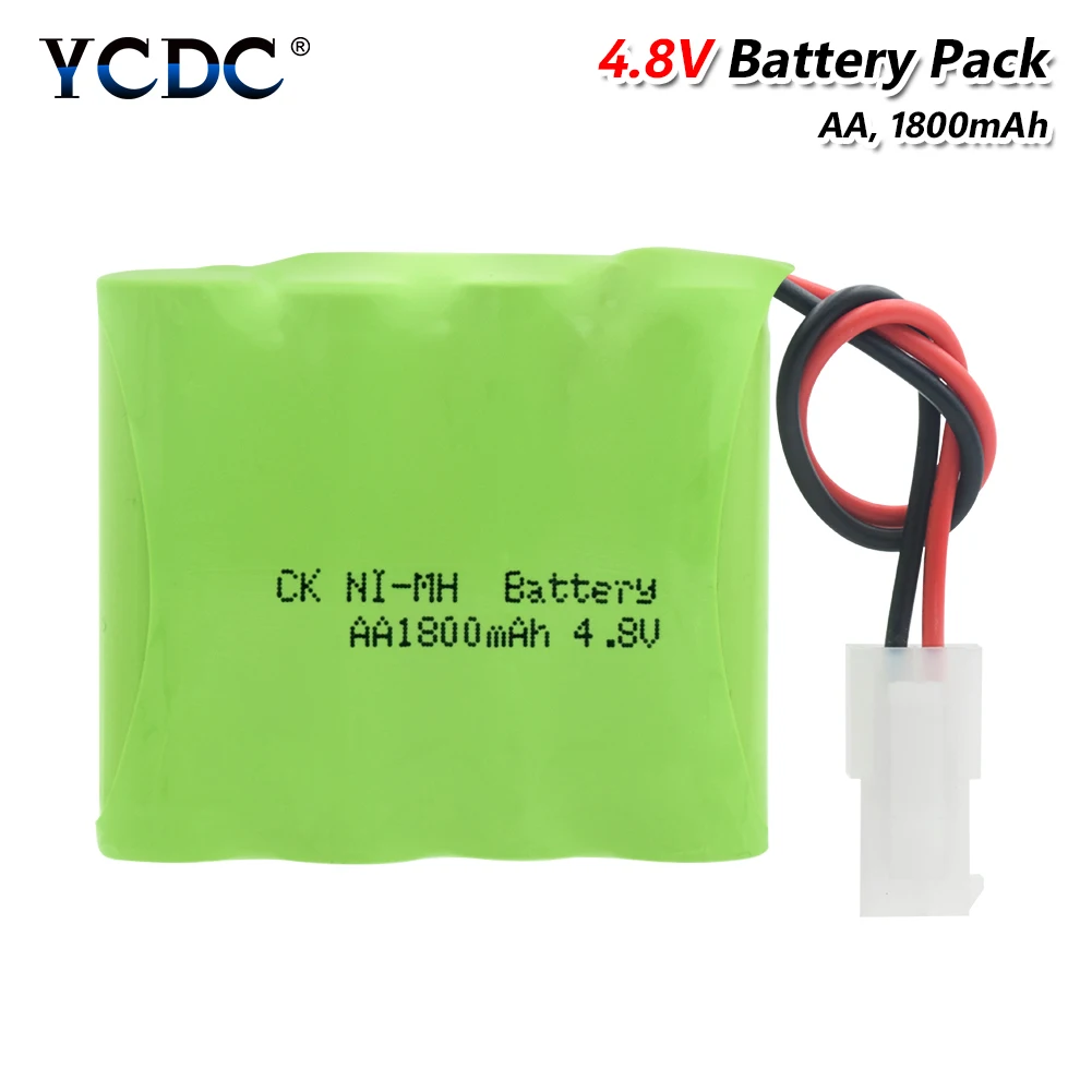 6V 1800mAh перезаряжаемый AA Ni MH аккумулятор 5xAA ячеек с SM/L6.2 разъемом для RC лодки