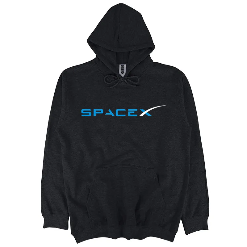

Прямая поставка, Мужская Осенняя толстовка с капюшоном и логотипом SpaceX бирах, горячая Распродажа, модная Толстовка в стиле хип-хоп rock, Повсе...