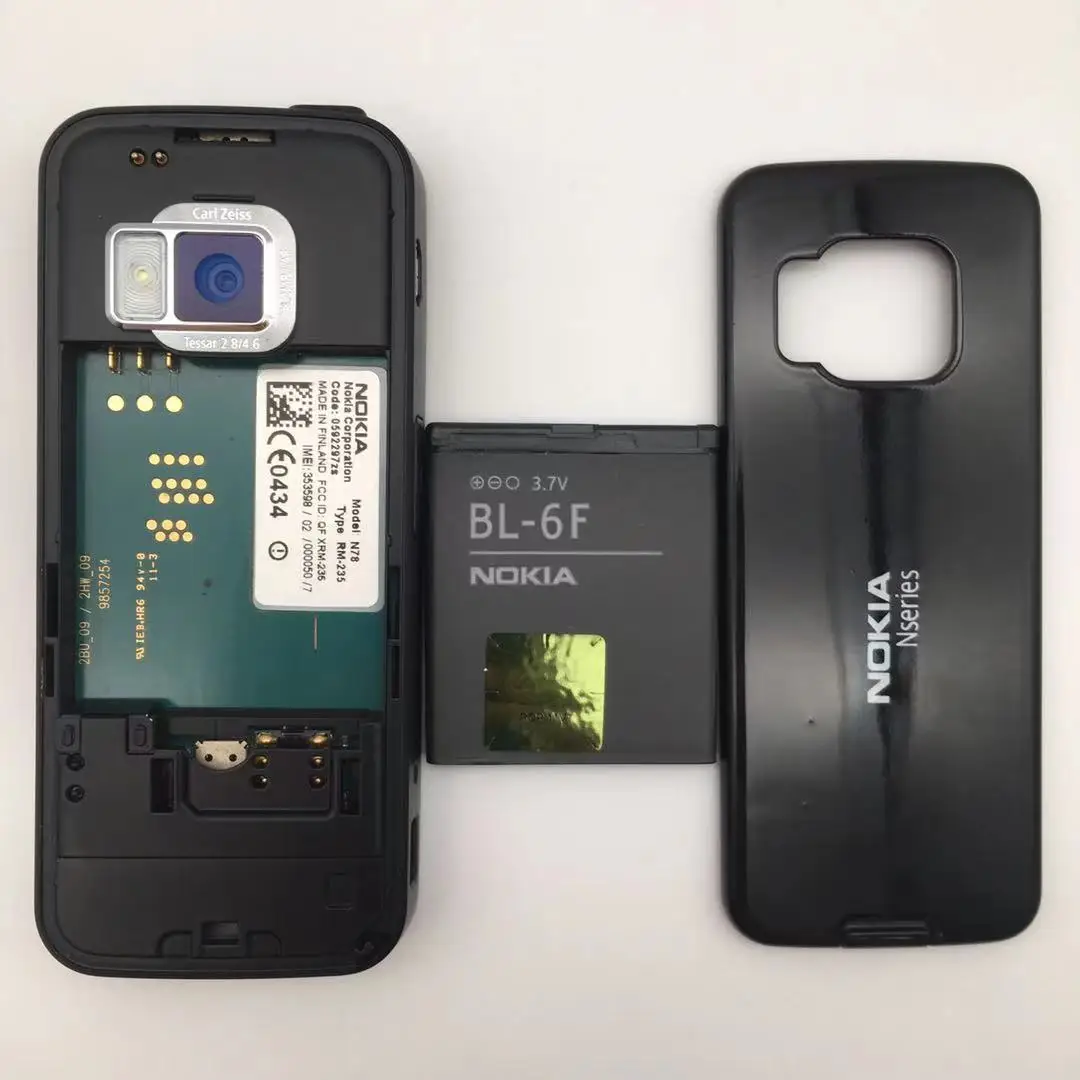 nokia n78 refurbished original unlocked nokia n78 phone unlocked gsm 3g wifi gps fm symbian s60 phone free shipping free global shipping