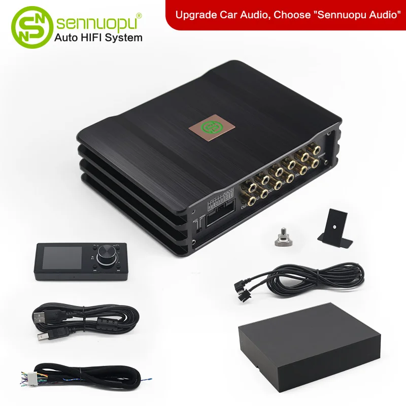 Sennuopu автомобильный DSP усилитель 8 каналов эквалайзер процессор USB плеер с пультом