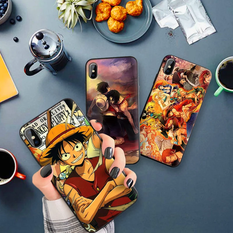 Для Xiaomi Redmi Pro 6 Note 5 8 K20 7 4X 5A 16G 32G GO 7A мягкая задняя крышка из ТПУ одна деталь Луффи и