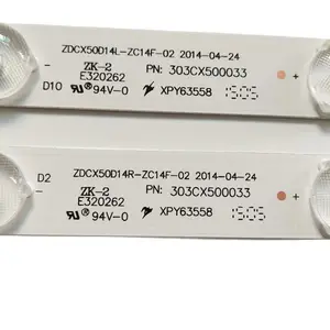 100 new 10pcskit led strips for jvc 50 tv lt 50n640sd cx500dledm 303cx500035 303cx500036 zdcx50d14l zc14a zdcx50d14r zc14a free global shipping