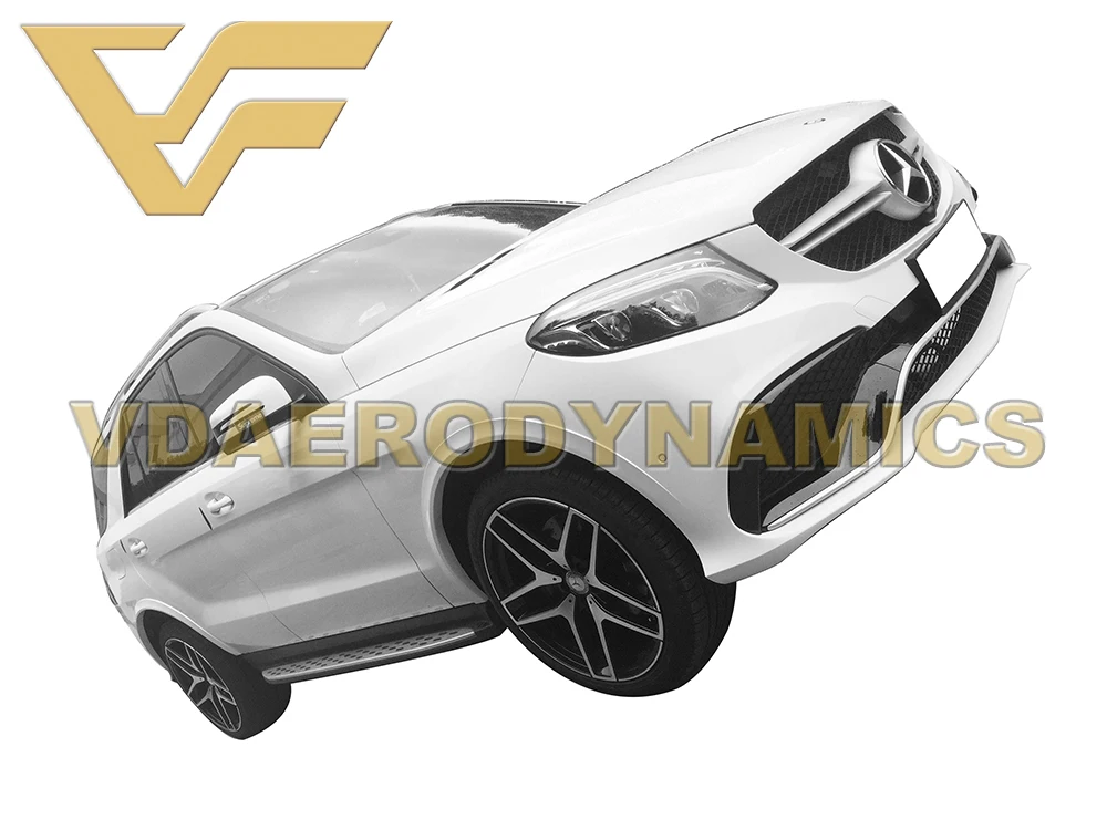 Подходит для 15-19 Benz W166 C292 GLE300 GLE350 GLE500 Coupe VAD GLE63 полный корпус комплект передний