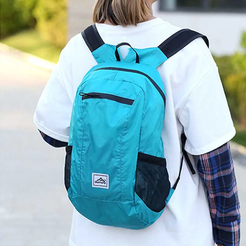 Складной рюкзак унисекс легсветильник Водонепроницаемая дорожная сумка для