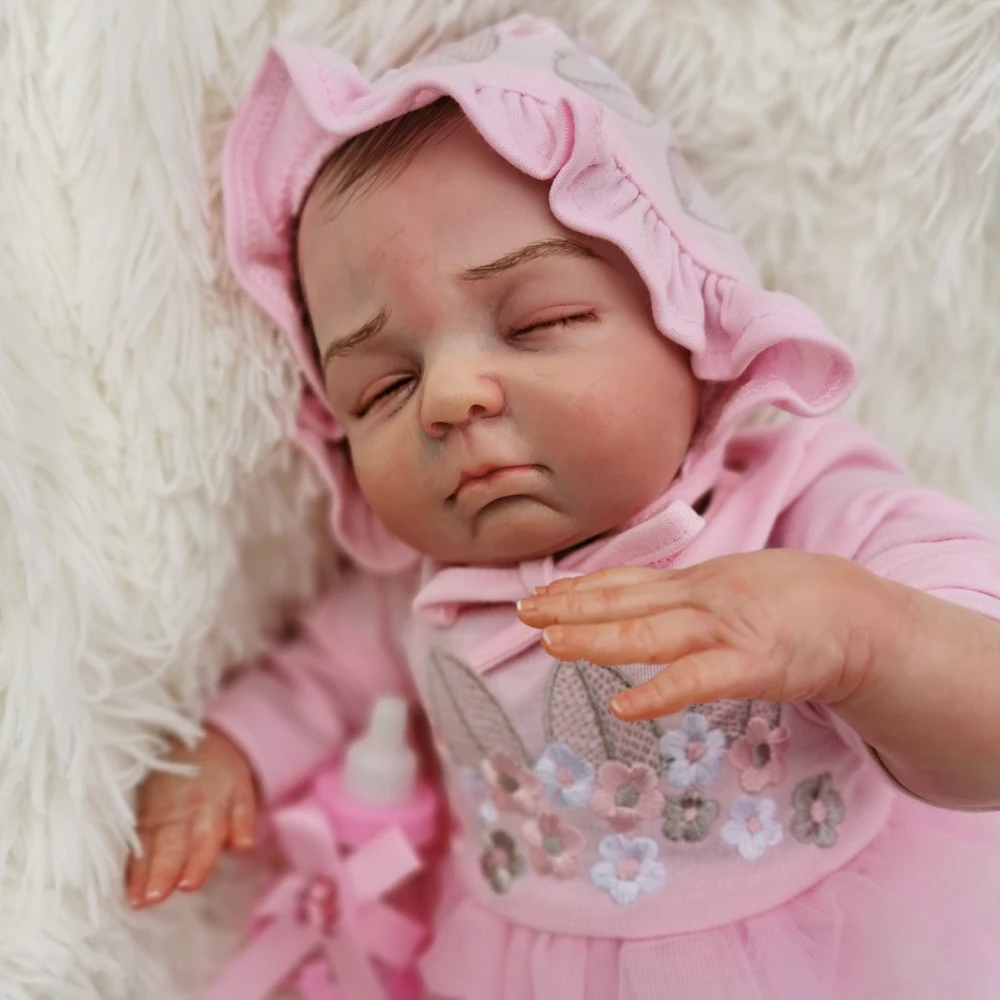 Новый дизайн Bebes reborn мягкий настоящий силикон baby dolls 18 &quot45 см коллекция