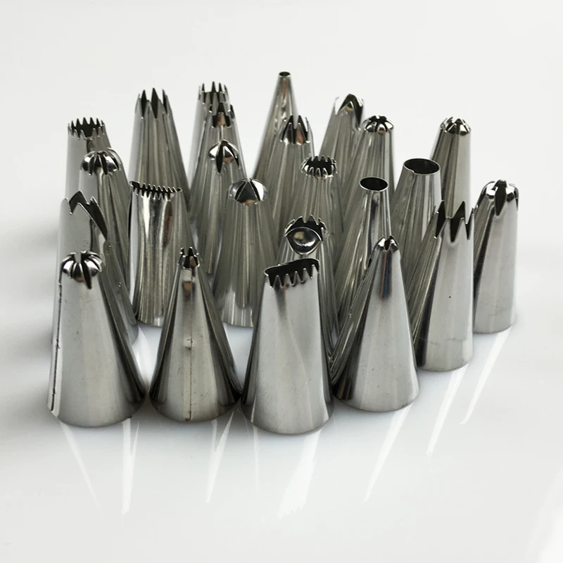 24 шт Россия глазури трубопроводов сопла тюльпан роза цветы Кондитерские