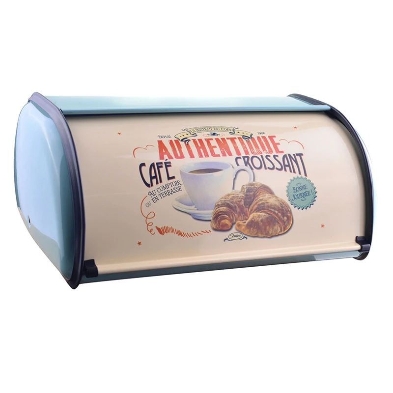 Ретро практичная железная структура декоративная коробка для хлеба легкая