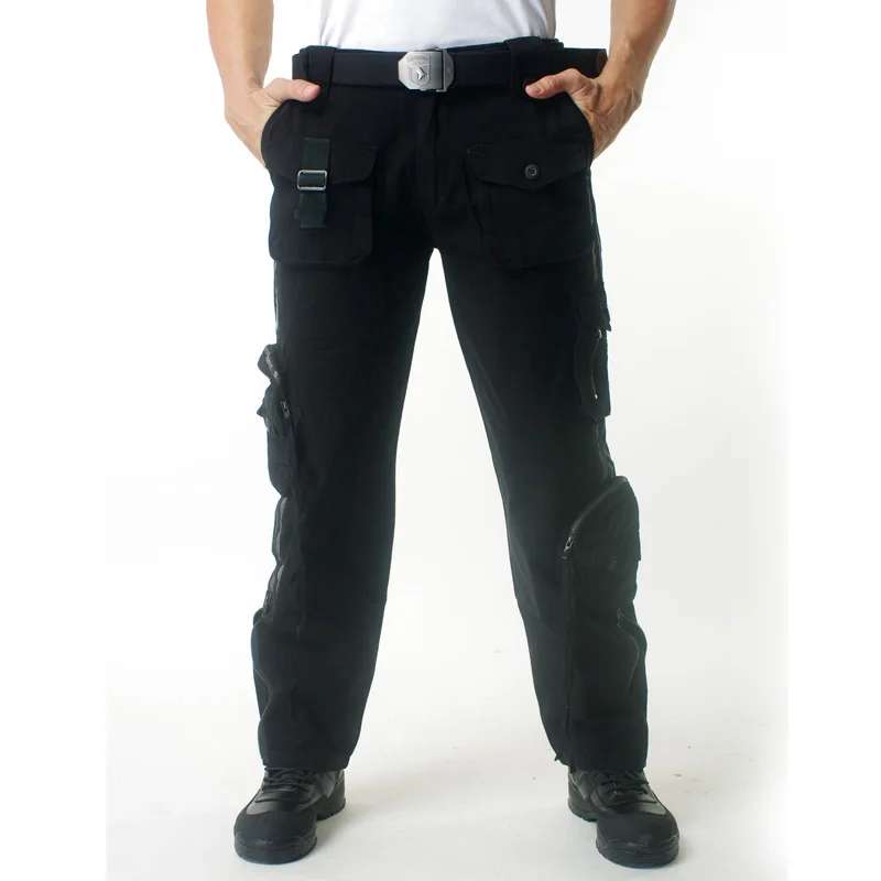 Тактические мужские брюки с несколькими карманами повседневные военные рабочие