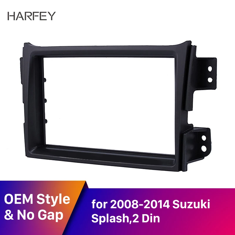 Harfey 2 Din автомагнитола для Suzuki Splash 2008-2014 авто стерео панель Dash CD пластина рамка