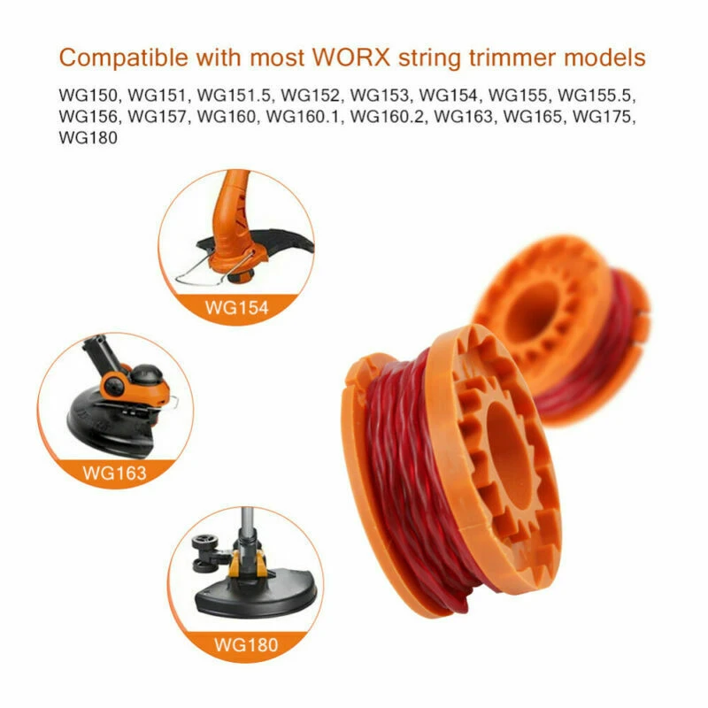 12 шт. набор катушек для триммера Worx WA0010 | Инструменты