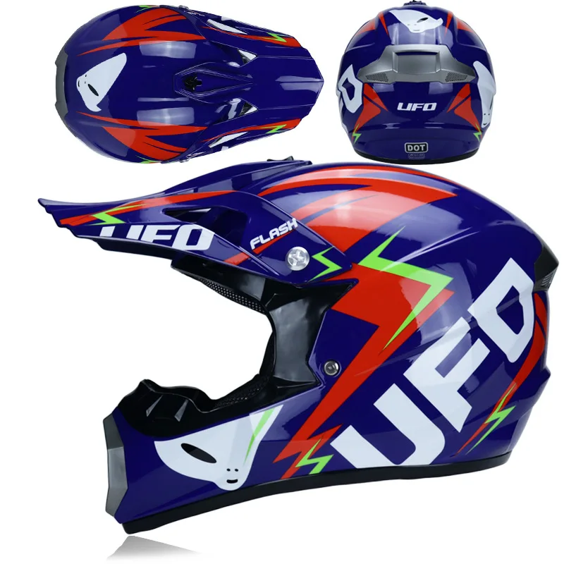 7 Гоночный Кроссовый мотоциклетный шлем DOT Casque Moto Capacete Moto Casco бездорожье полное лицо винтажный Кроссовый шлем для женщин 3 подарка - Цвет: 7