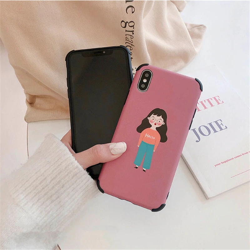 Чехол для телефона с рисунком для мальчиков и девочек для iPhone 11, милый мягкий чехол для пары для iPhone X XS 7 8 6 6splus 11Pro Max, полка гардероба