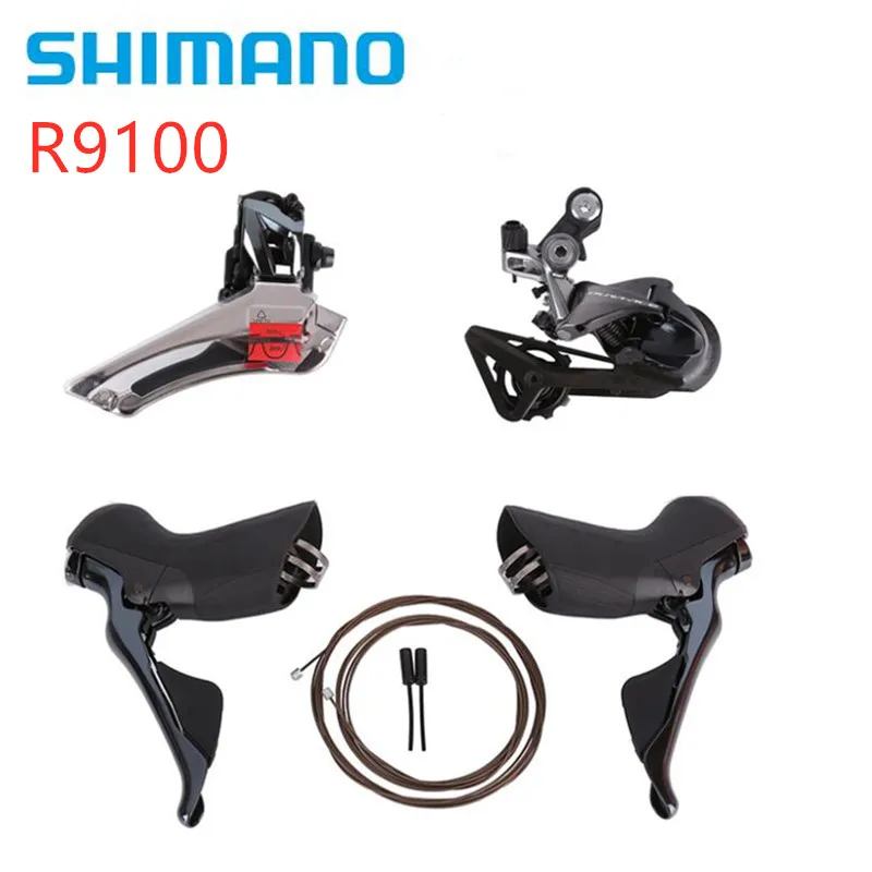 SHIMANO DURA ACE R9100 указано переключения передач ST + FD RD спереди и сзади переключатель