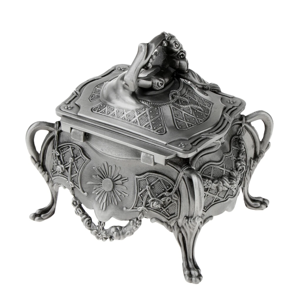 

Gothic Vintage Ring Studs Beads Jewelry Trinkets Display Storage Box Case