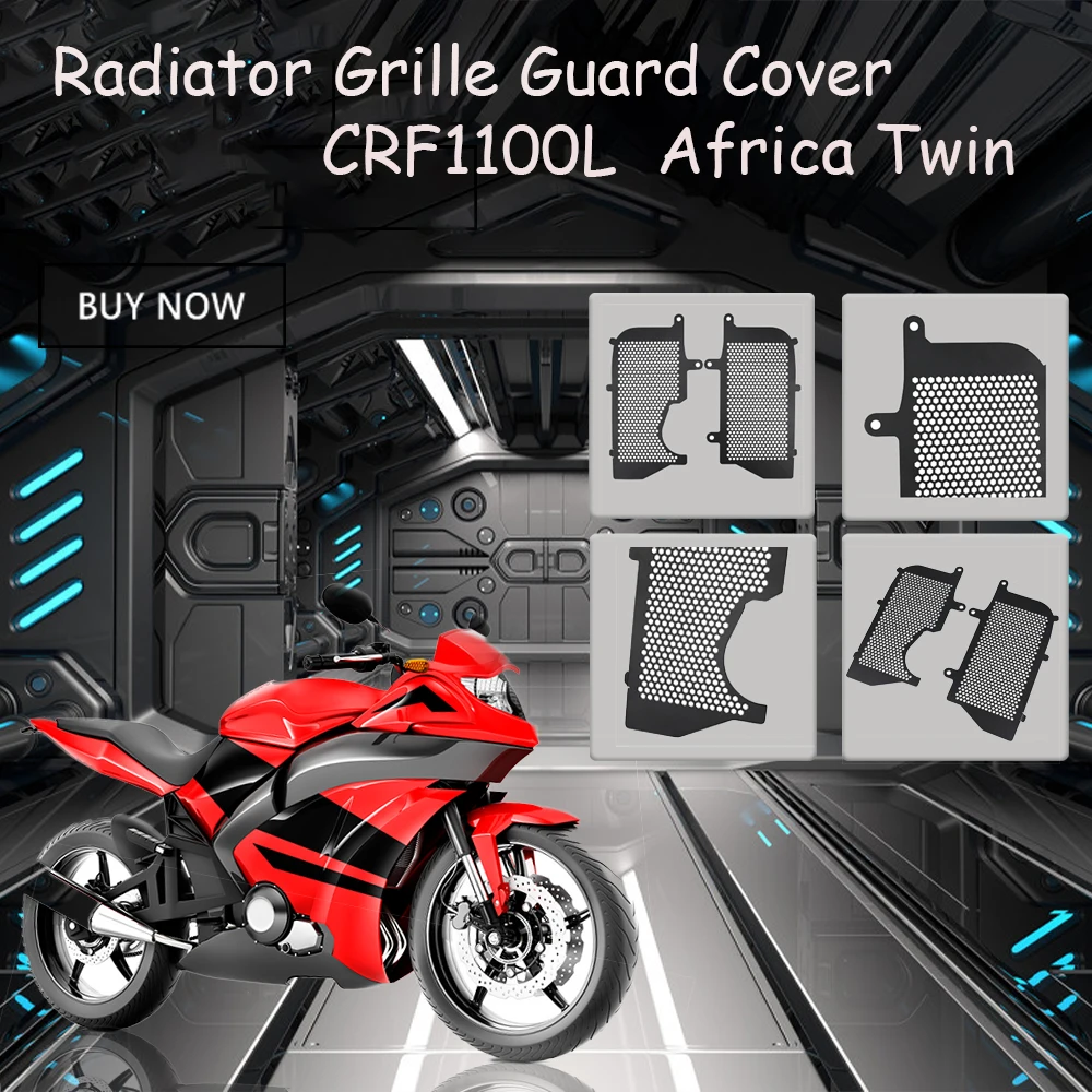 

Для Honda CRF1100L Africa Twin adventure Sports CRF1100L Africa Twin ADV Sports 2020 2021 решетка радиатора CNC Защитная крышка