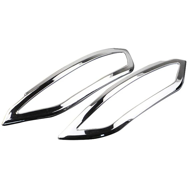 

for Hyundai Tucson TL Chrome Rear Trunk Bumper Reflector Fog Light Foglight Lamp Cover Frame Garnish Car Styling