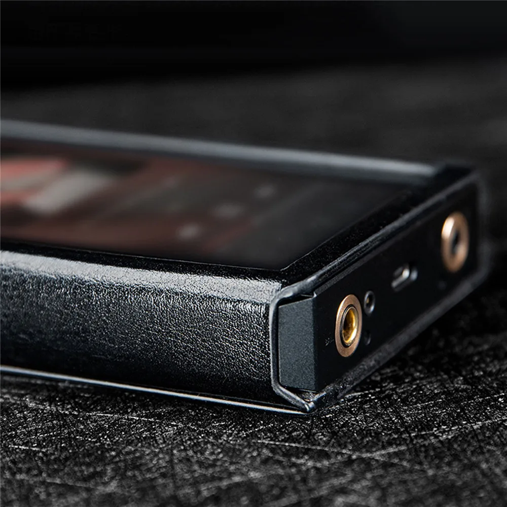 Кожаный чехол защитный противоударный для FiiO SK-M11 Pro аксессуары музыкальных