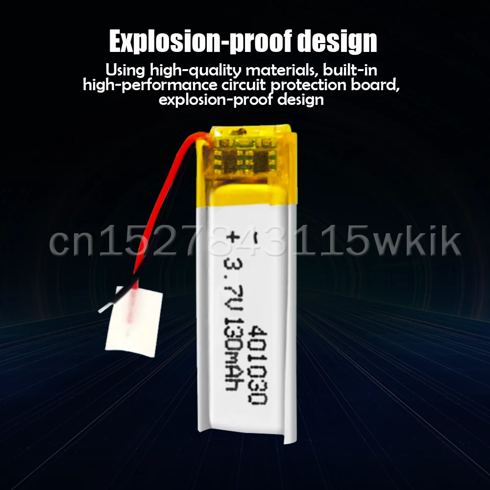 401030 3 7 V 130mAh литиевая полимерная аккумуляторная батарея для GPS MP3 MP4 MP5 Toy Bluetooth