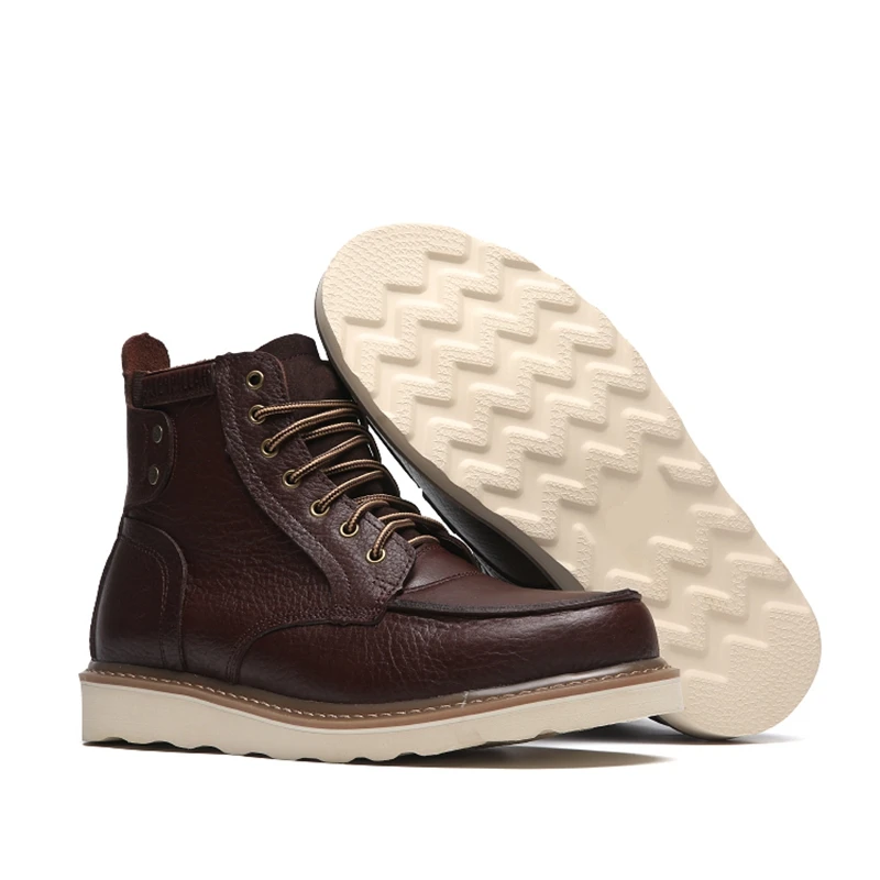 Брендовые мужские ботинки для альпинизма качественные рабочие из натуральной