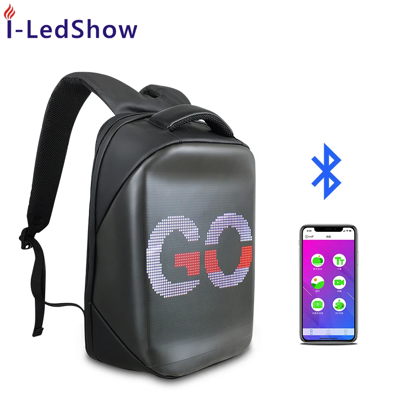 Лидер продаж динамический светодиодный рекламный рюкзак|Рекламная подсветка| |
