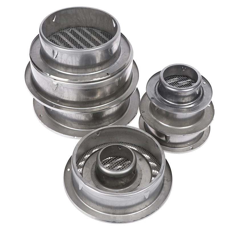 

Наружные стеновые вентиляционные решетки из нержавеющей стали, круглые вентиляционные решетки 70 мм, 80 мм, 100 мм, 120 мм, 150 мм, 160 мм, 180 мм, 200 мм