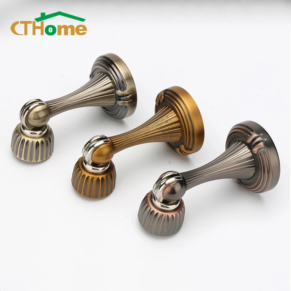 

Door Stopper Wall Suction Protector Strong Magnetic High-end Zinc Alloy Doors Holder Floor Doorstops Retainer Furniture Fittings