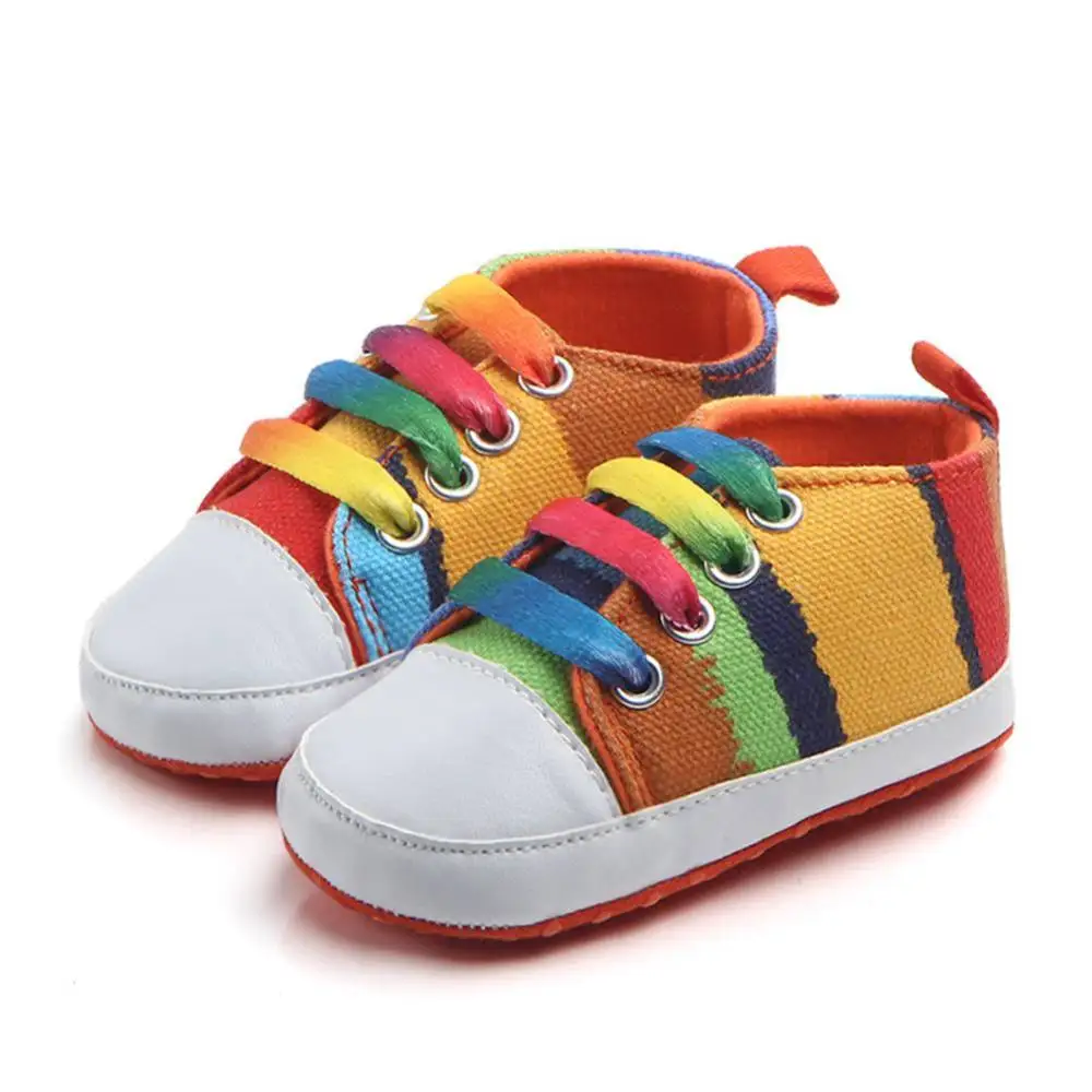 Новинка Классическая парусиновая детская обувь на мягкой нескользящей подошве