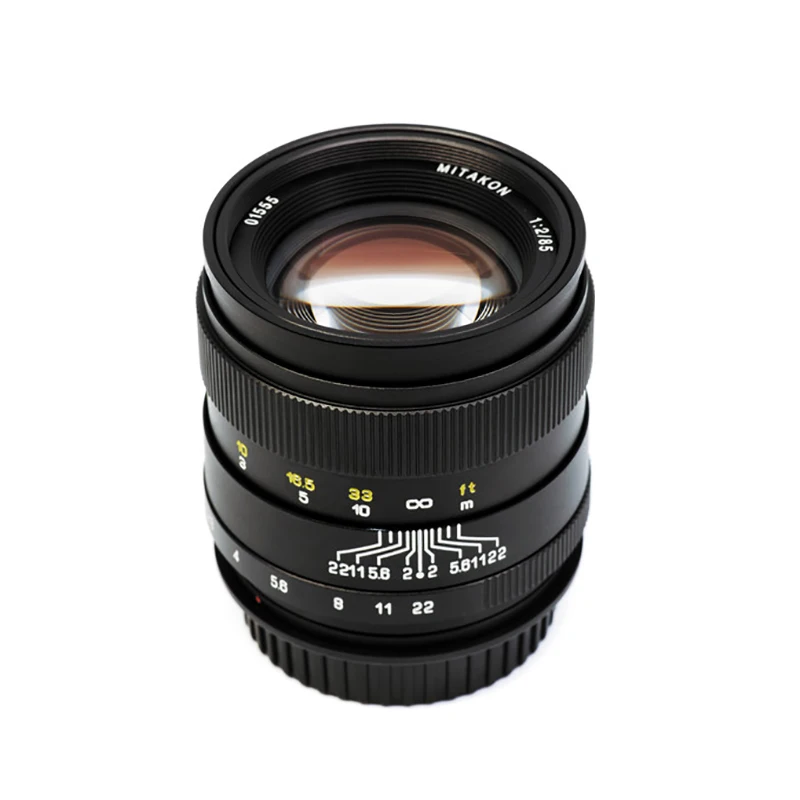 Объектив Zhongyi Mitakon Creator 85 мм f/2 F2.0 для камеры Sony FE Canon EF Nikon F Pentax K A mount|Объективы