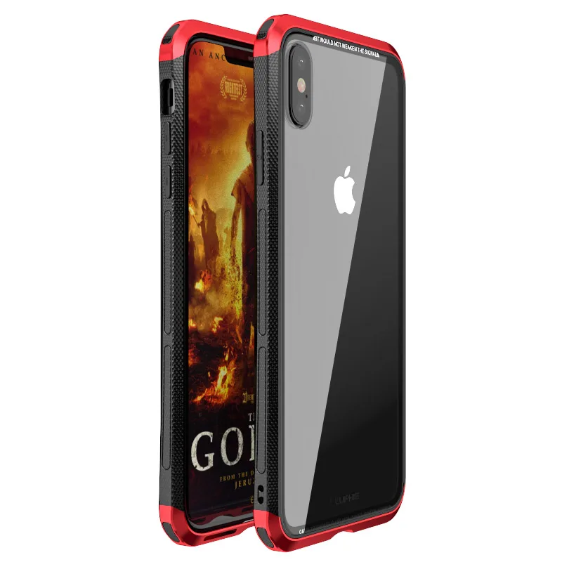 Металлический чехол для iPhone XS MAX тонкий алюминиевый бампер пластиковый