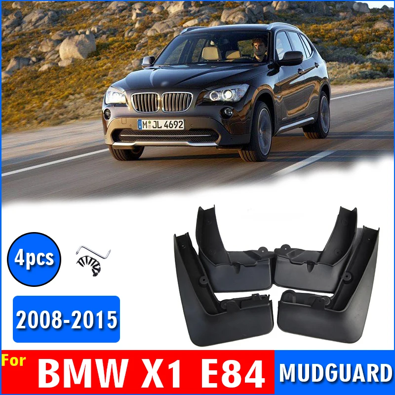 

FOR BMW X1 E84 2008-2015 Mudguard Fender Mud Flap Guards Splash Mudflaps Car Accessories Auto Styline Front Rear 4pcs Mudguards