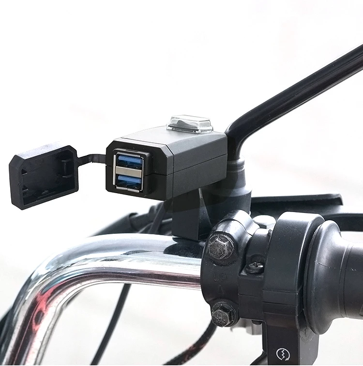 EAFC QC3.0 USB зарядное устройство для мотоцикла водонепроницаемый двойной USB быстрая замена 3,0 12 В адаптер питания Универсальная зарядка для телефона
