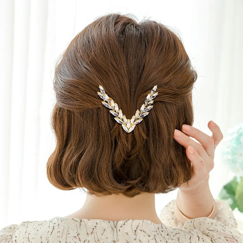 2020 модные аксессуары для волос заколки украшения заколка блестящие со стразами