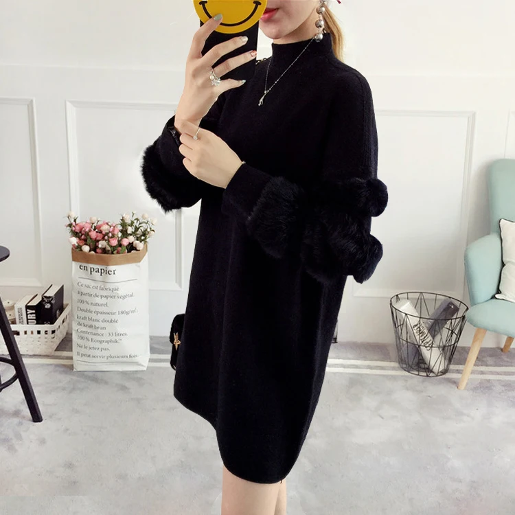 Свитер женский зимний оверсайз вязаный | Женская одежда