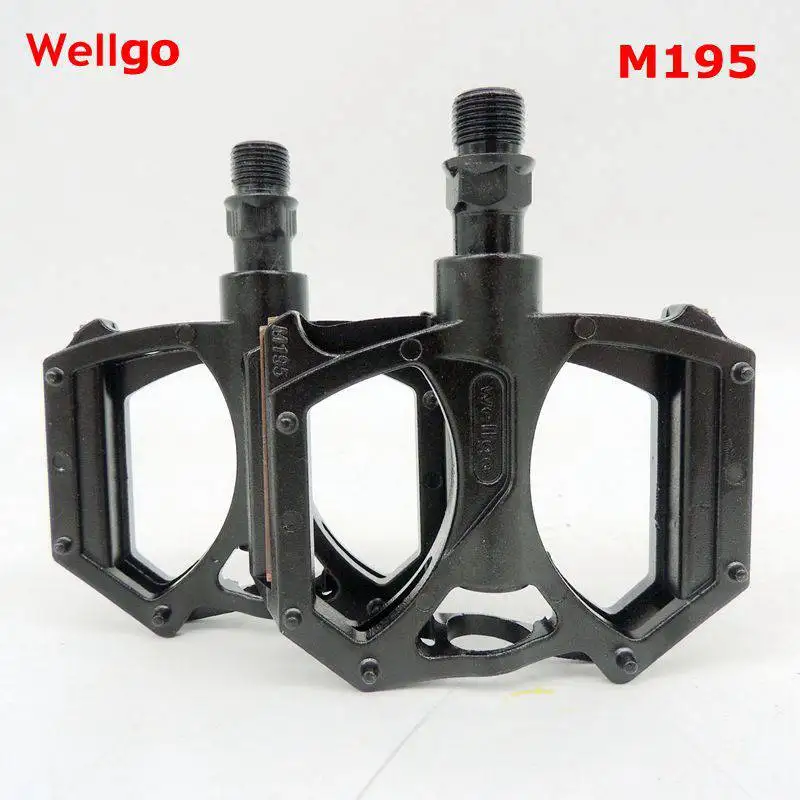 Оригинальная велосипедная педаль WELLGO M195 из алюминиевого сплава подшипник MTB BMX ROAD