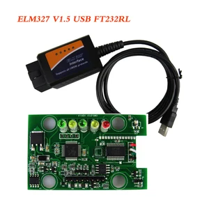 Автомобильный диагностический сканер ELM327 V1.5 ELM 327, USB, OBD 2