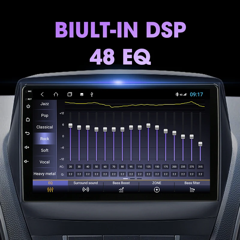 Автомобильная Мультимедийная система Vtopek стерео на Android с 9 &quotэкраном 4 Гб ОЗУ 64