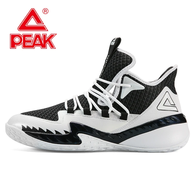 PEAK Men Professional Basketball Shoes Breathable Outdoor Wearable Athletic Shoes Gym Rebound Cushion Trainer Non slip Sneakers